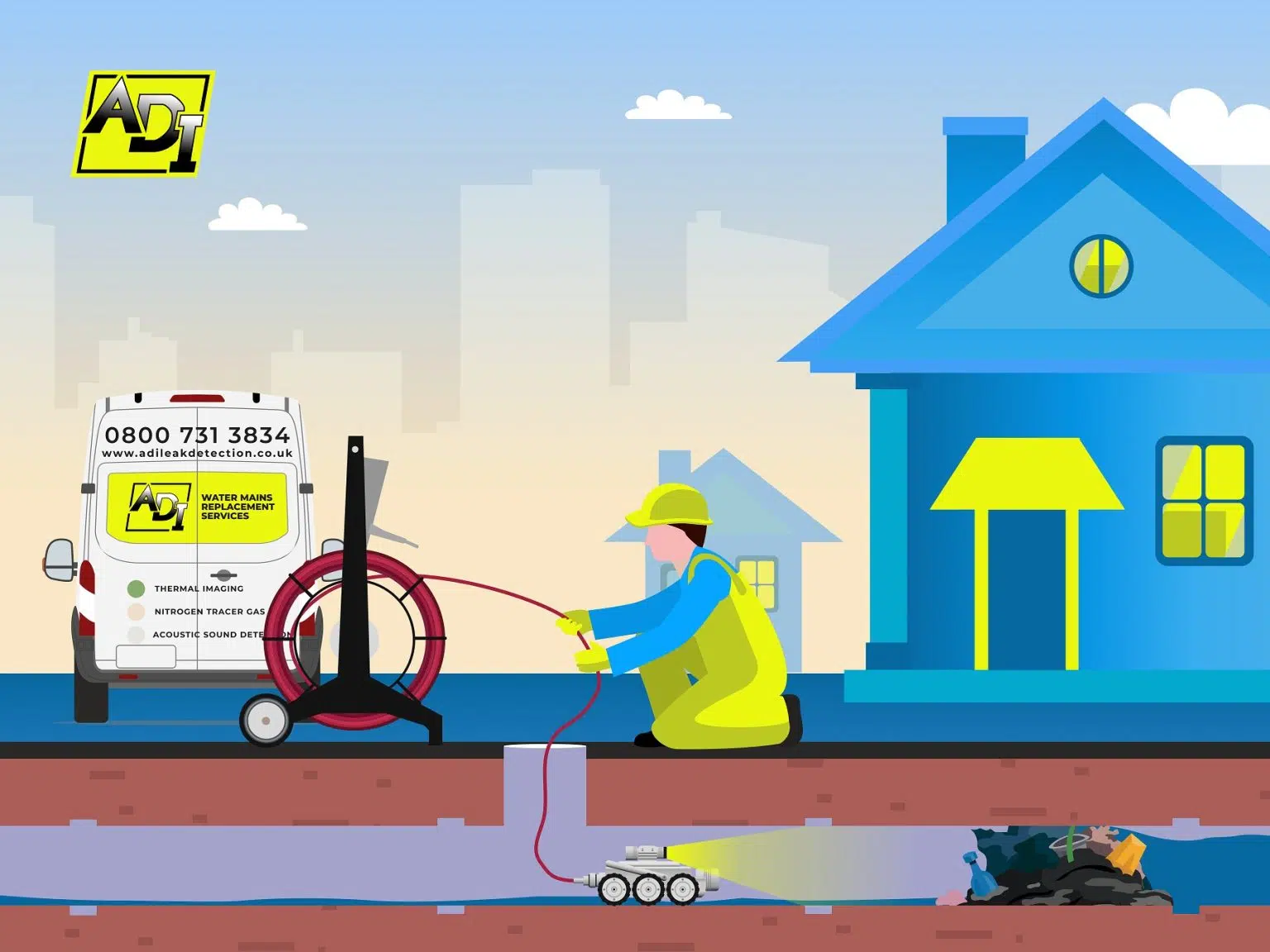 Drainage CCTV Surveys & Investigations Felixstowe